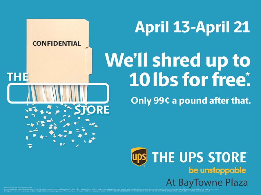 Spring Clean Your Documents with Free Shredding Services at UPS Store 0906!