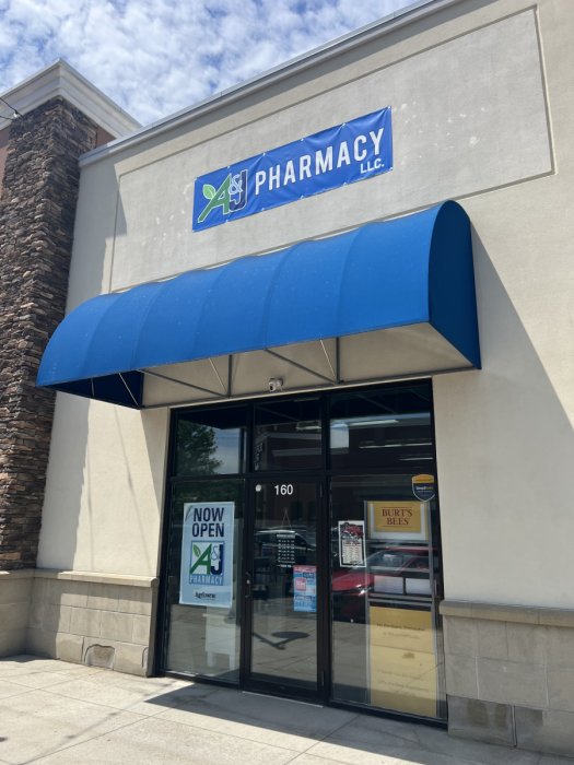 A&J Pharmacy Exterior in BayTowne Plaza