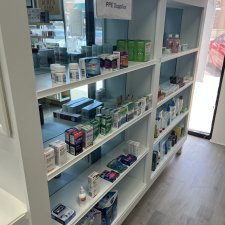 A&J Pharmacy Interior Shelves in BayTowne Plaza