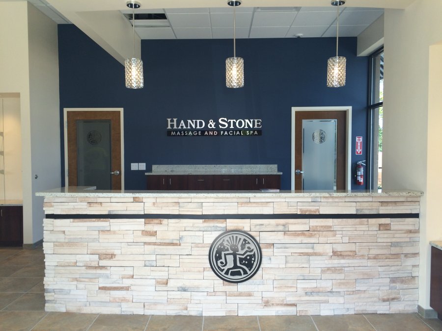 Hand & Stone interior