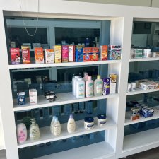A&J Pharmacy Interior Shelves in BayTowne Plaza