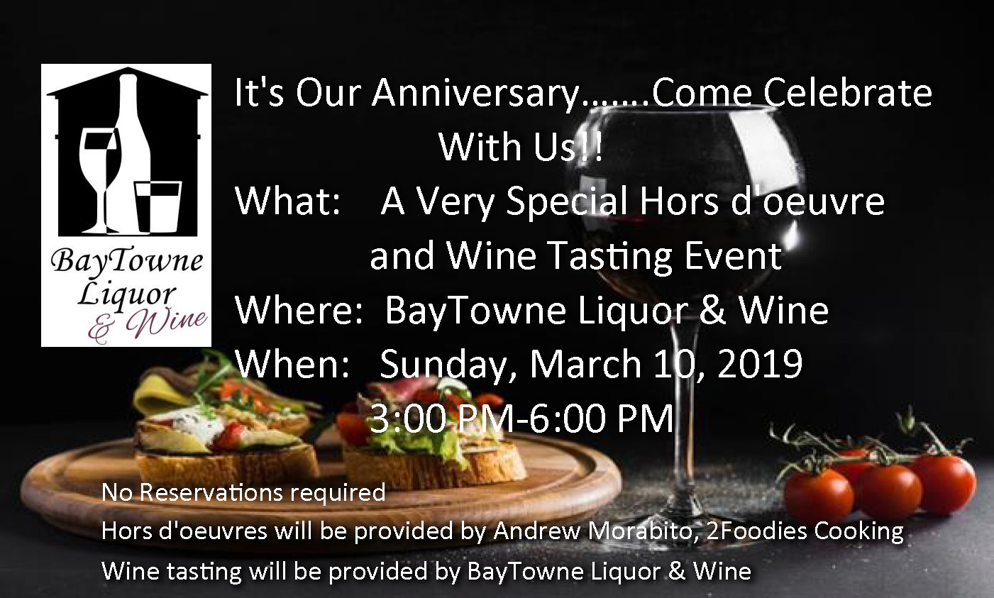 Come celebrate our anniversary with us!