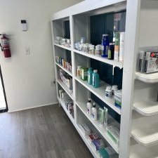 A&J Pharmacy Interior Shelves in BayTowne Plaza